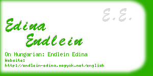 edina endlein business card